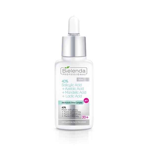 Bielenda Professional Bielenda Chemisches Peeling 40% Salicylsäure + Azelainsäure + Mandelsäure + Milchsäure, 30 ml