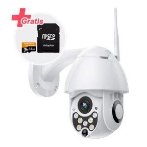 Bezdrôtová vonkajšia kamera s aplikáciou, nočné videnie, otočné ovládanie, WIFI, IP, Full HD, 1080p, 340° DIGICAM + pamäťová karta SD - DIGICARD