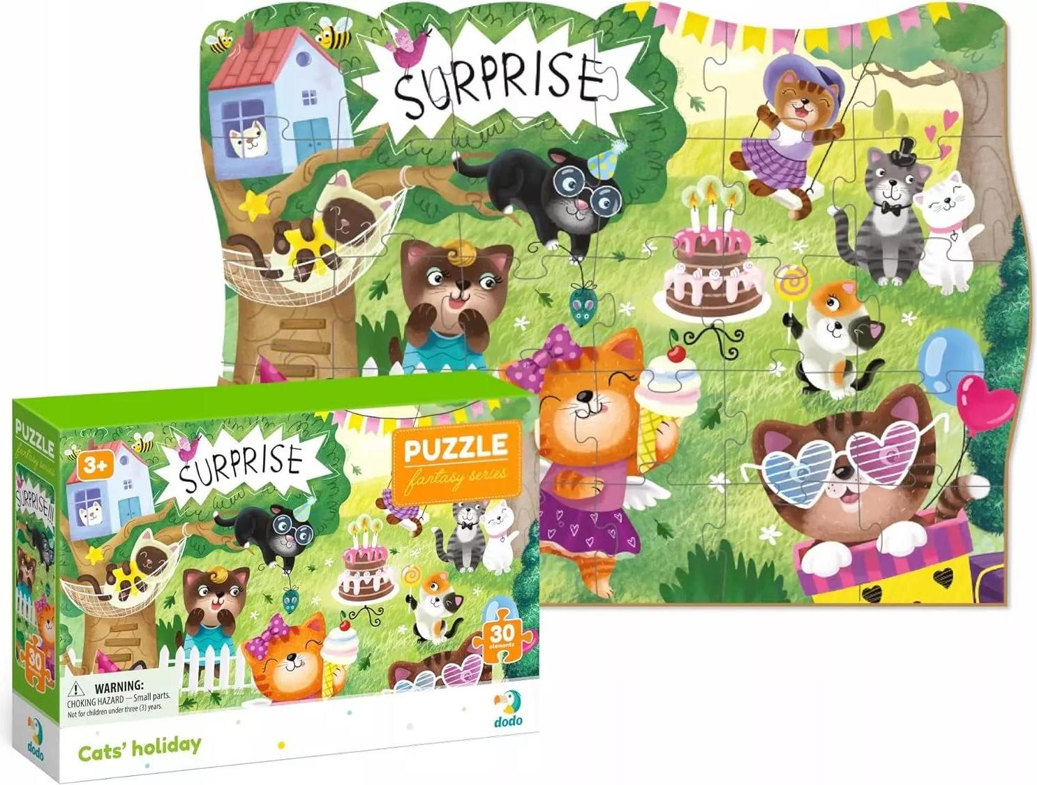 DODO Puzzle Fantasy: Katze erlaubt 30 Puppen
