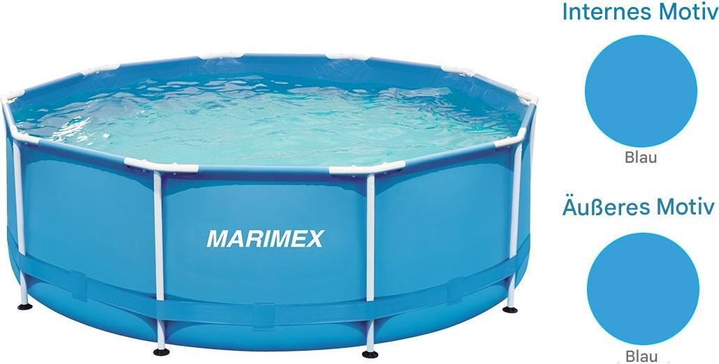 Marimex Florida Pool Ø 244x76 cm, stabil & einfach aufzubauen