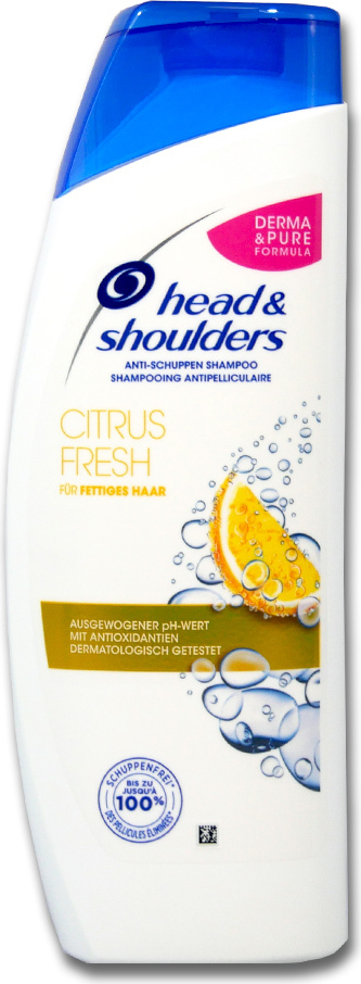 P & G Head & Shoulders Anti-Schuppen Shampoo Citrus Fresh, 500 ml x 6 s77737-6