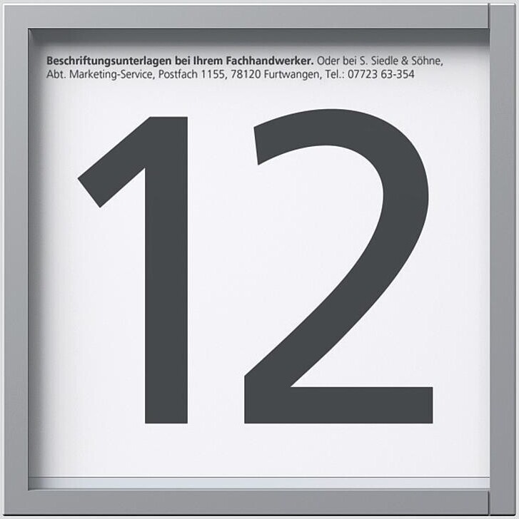 Siedle&Söhne Informationsfeld IM 700-0 SM 210012695-00