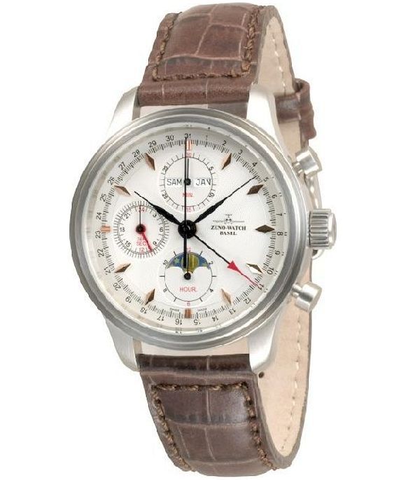Zeno-Watch - Náramkové hodinky - Pánske - NC Retro Chrono Fullcalendar 9557VKL-g2-N1