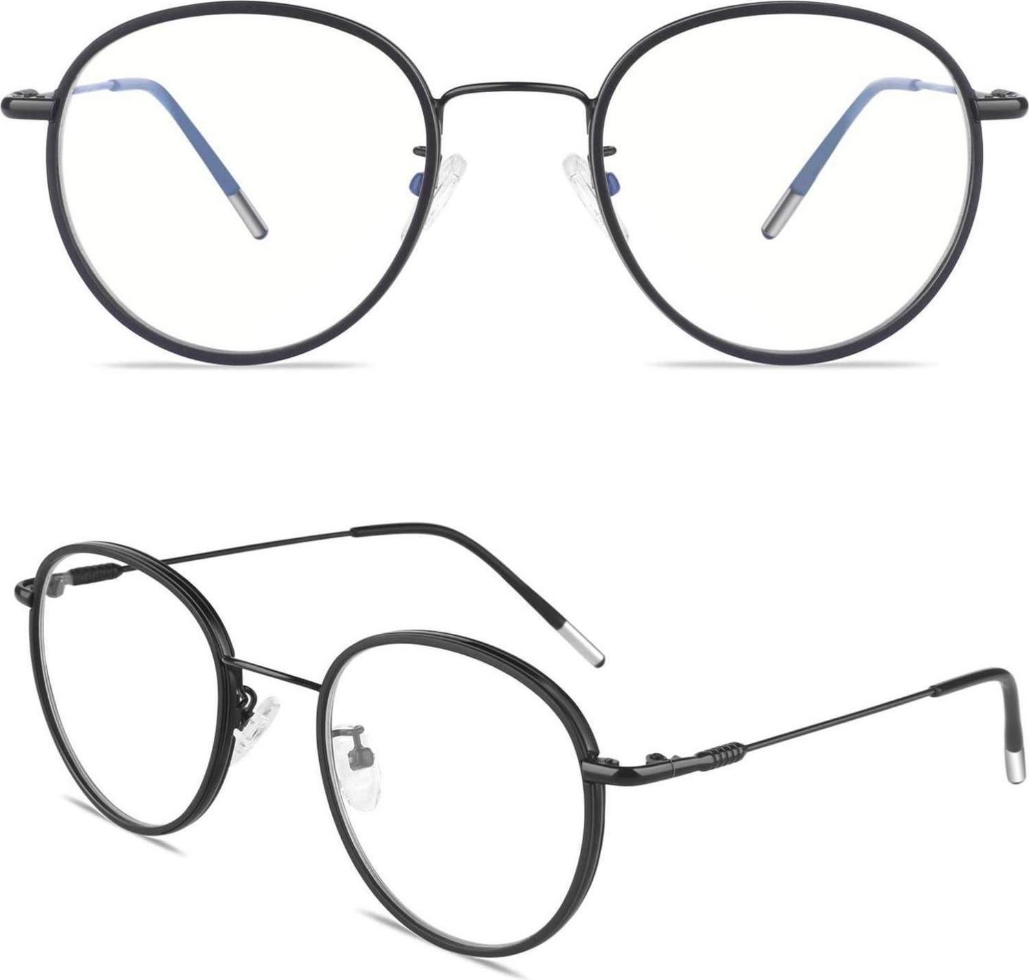 Sonstige GQUEEN Übergröße Runde Blaulichtfilter Brille UV400 Schutz