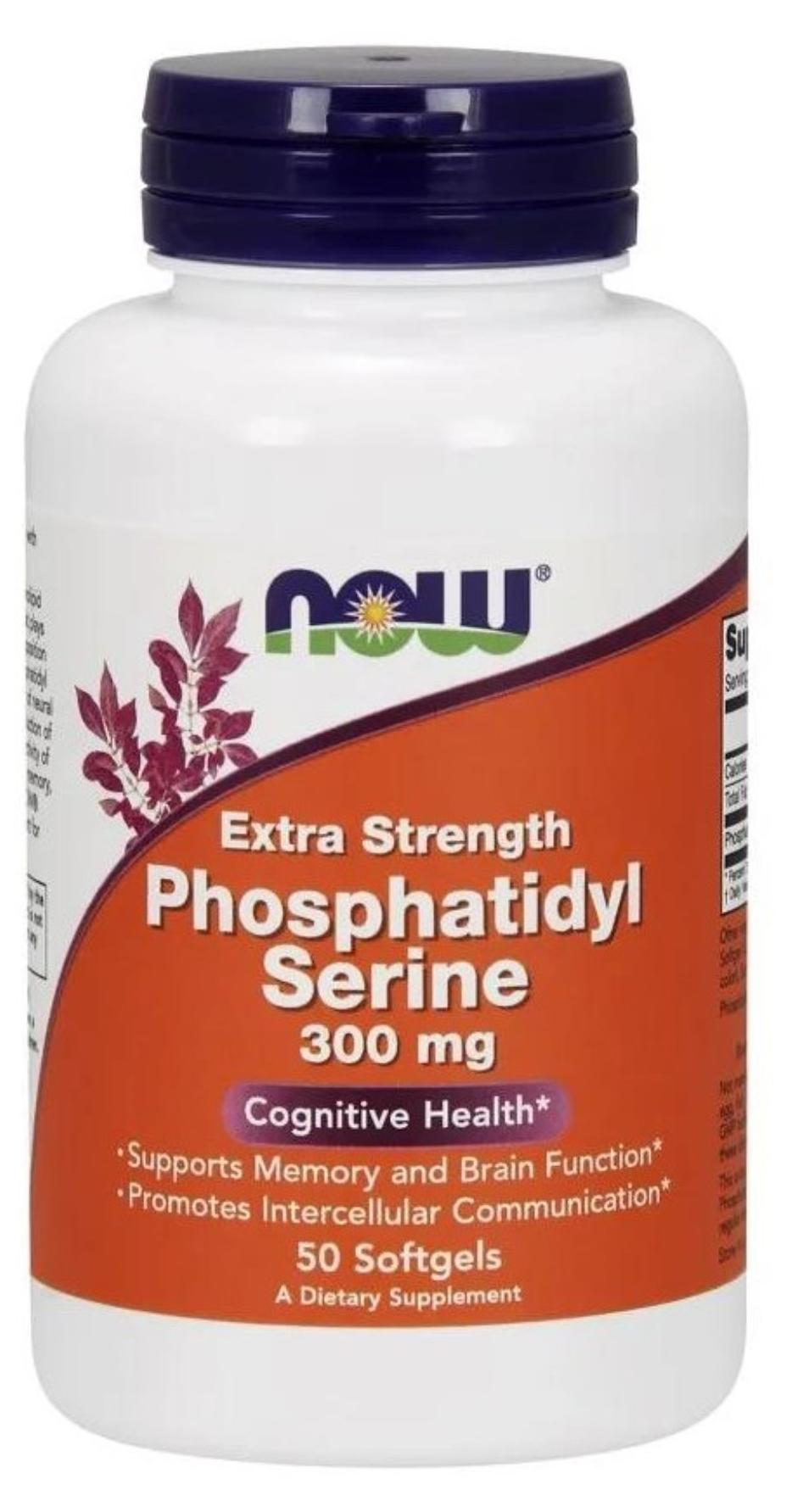 NOW Foods | Phosphatidyl Serine 300 mg | Extra Strength 5596