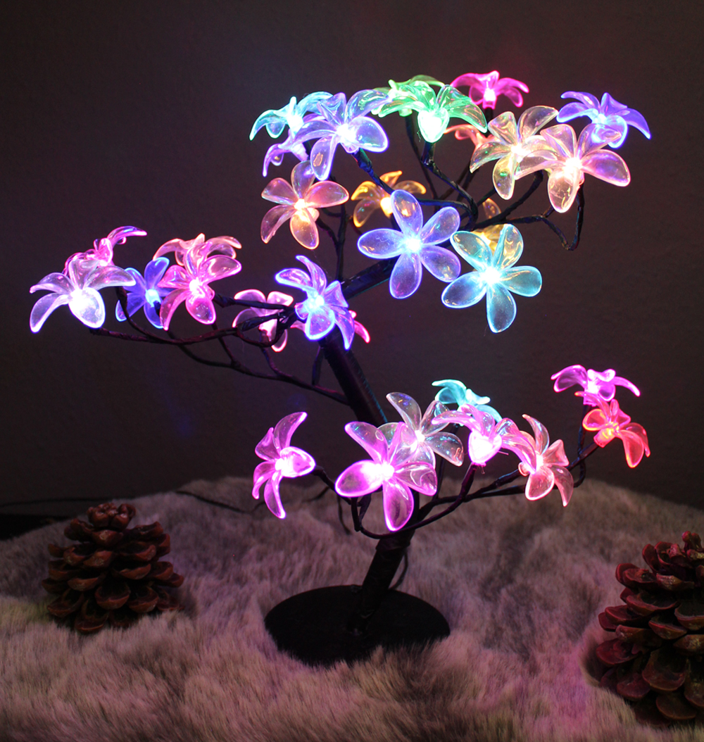 LED-Leuchtbaum 150 cm hoche mit Ahorn-Blätter 120 LED warmweiß innen außen