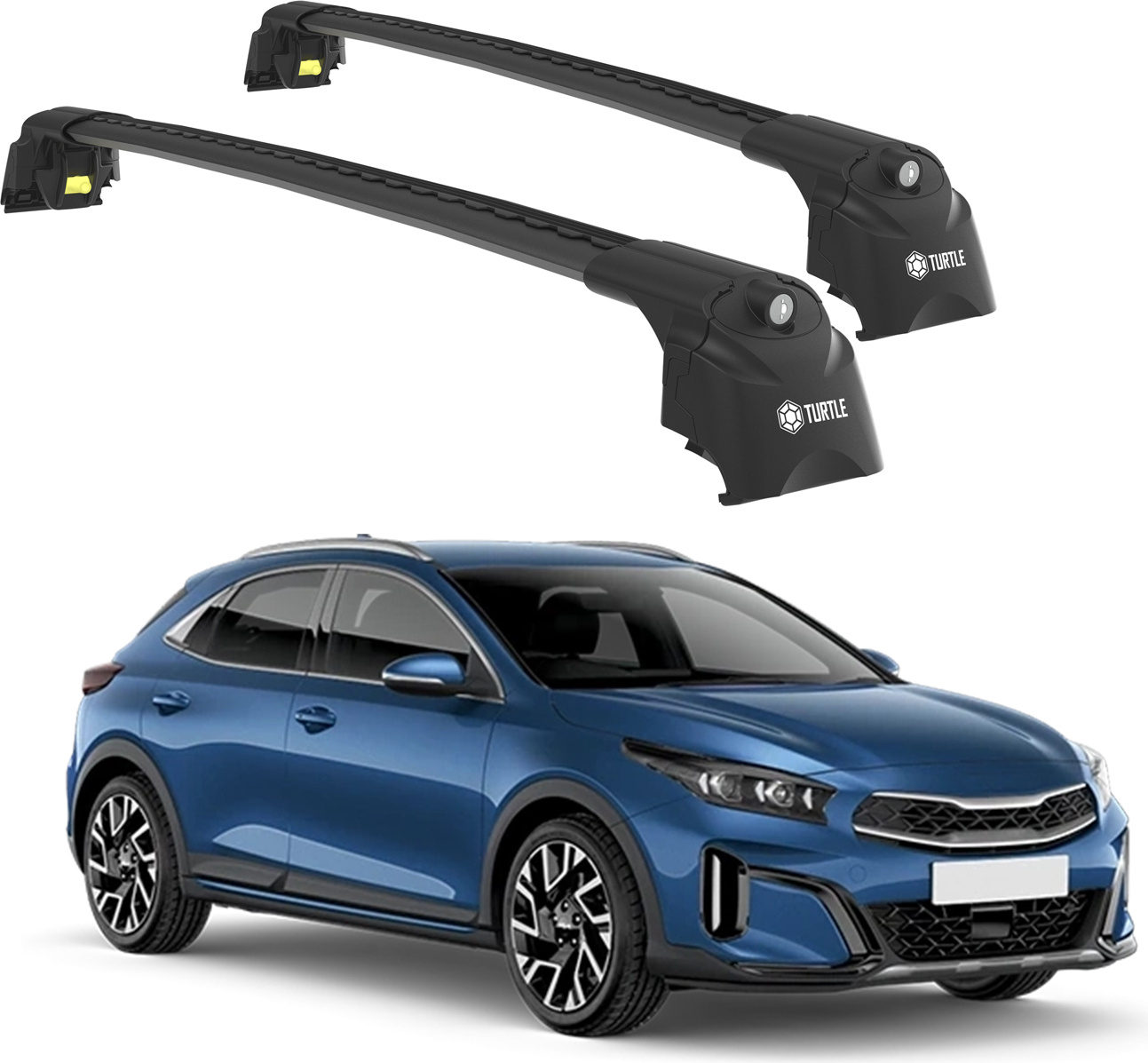 TURTLE Air2 Dachträger Für BYD Seal U DM-i 2024-2025 - Schwarz, Bis 75kg Belastbar