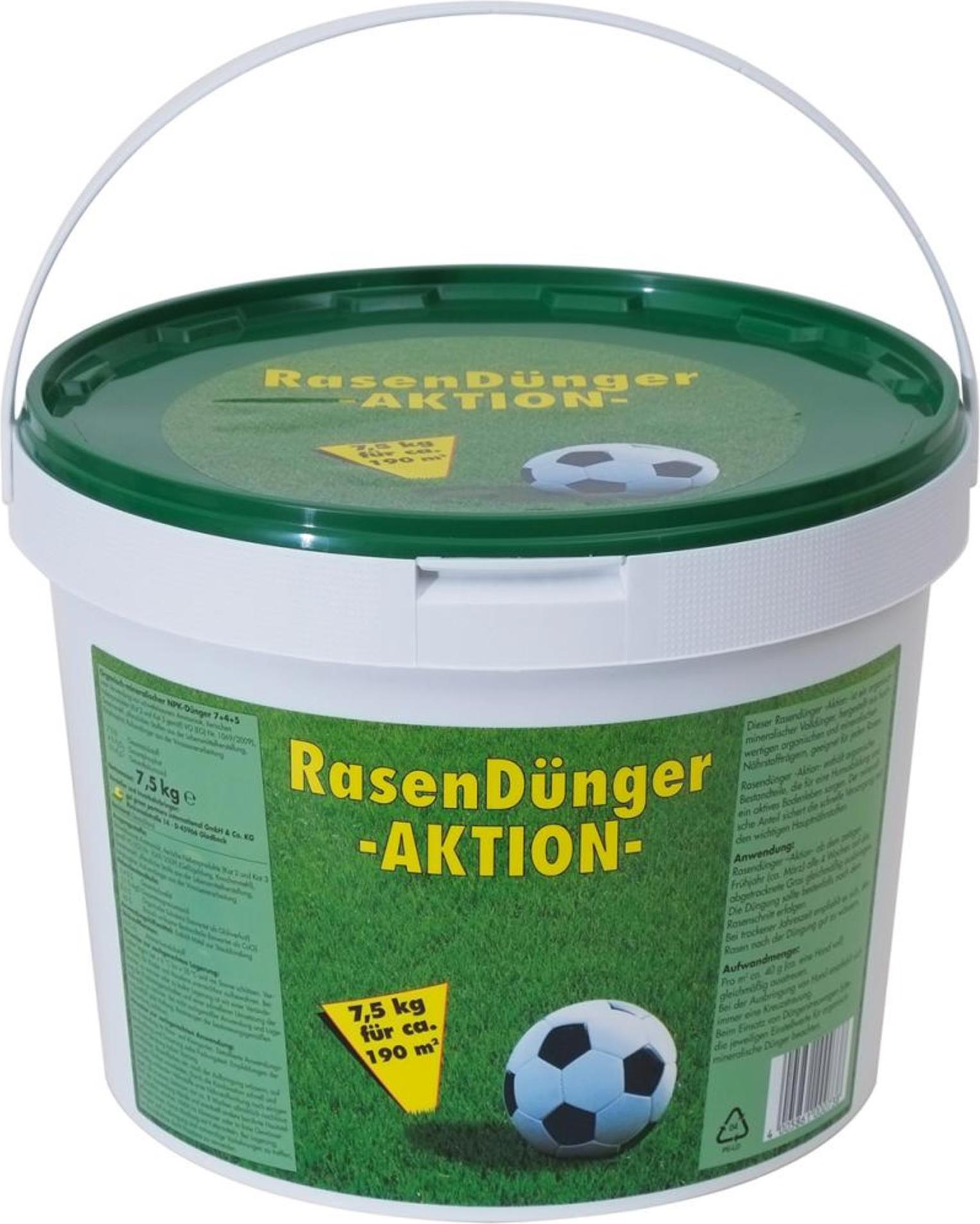 Grtners Rasendnger Aktion EXT 7,5 Kg Eimer Dnger