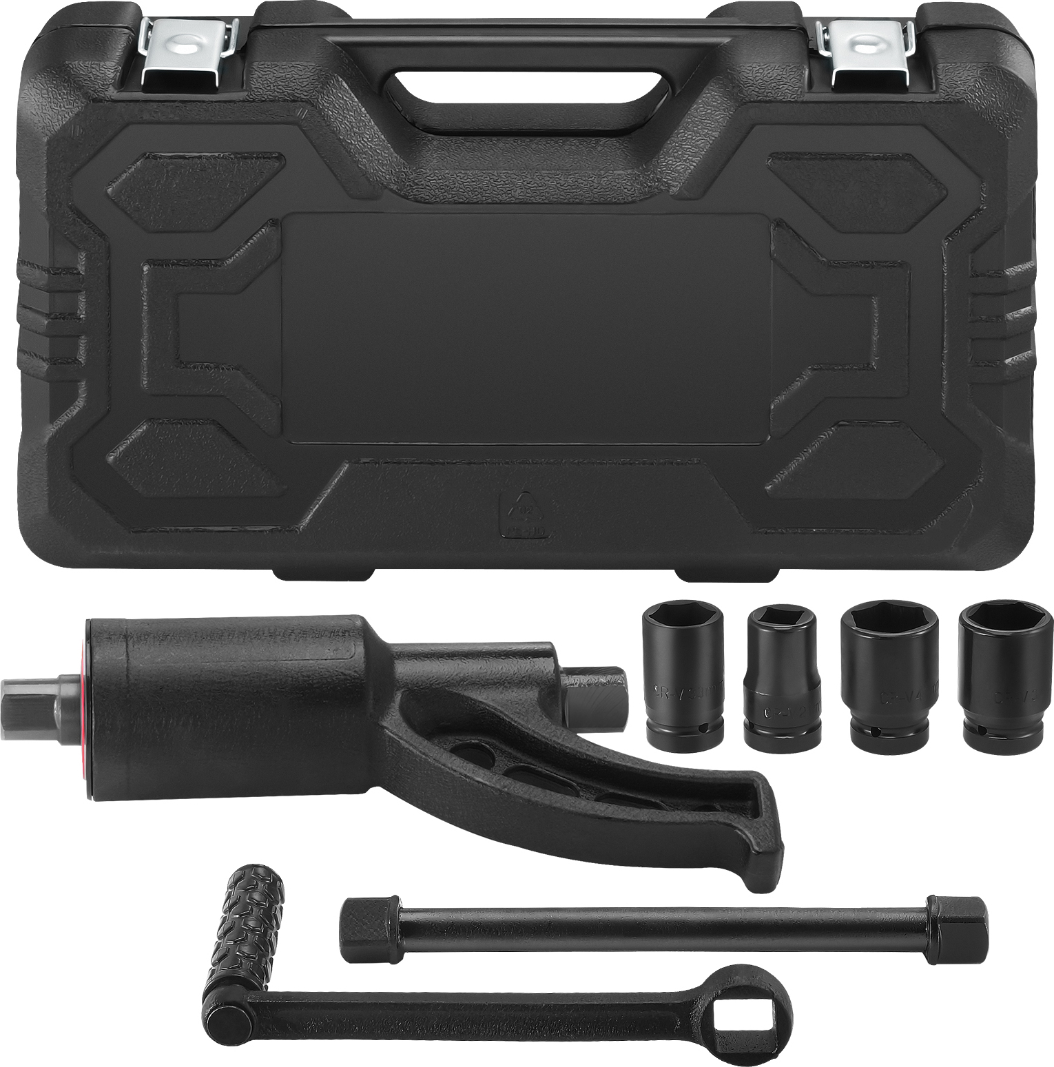 VEVOR Drehmomentvervielfältiger 4800 Nm, Drehmoment Verstärker 1:58, Drehmomentverstärker 25,4 x 25,4 mm, Drehmomentverstärker Radschlüssel Set 21# quadratisch, 33 mm, 38 mm und 41 mm Kraftschrauber BD-58D-C