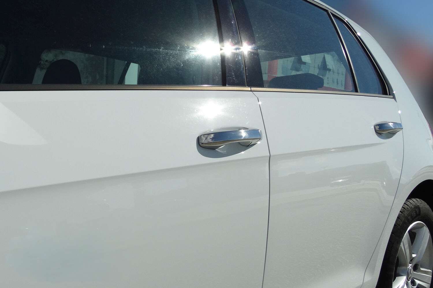 Garnitures Poignées Porte Chromées Acier Inox Pour Dacia Logan Sandero II Stepway - Protection Élégante