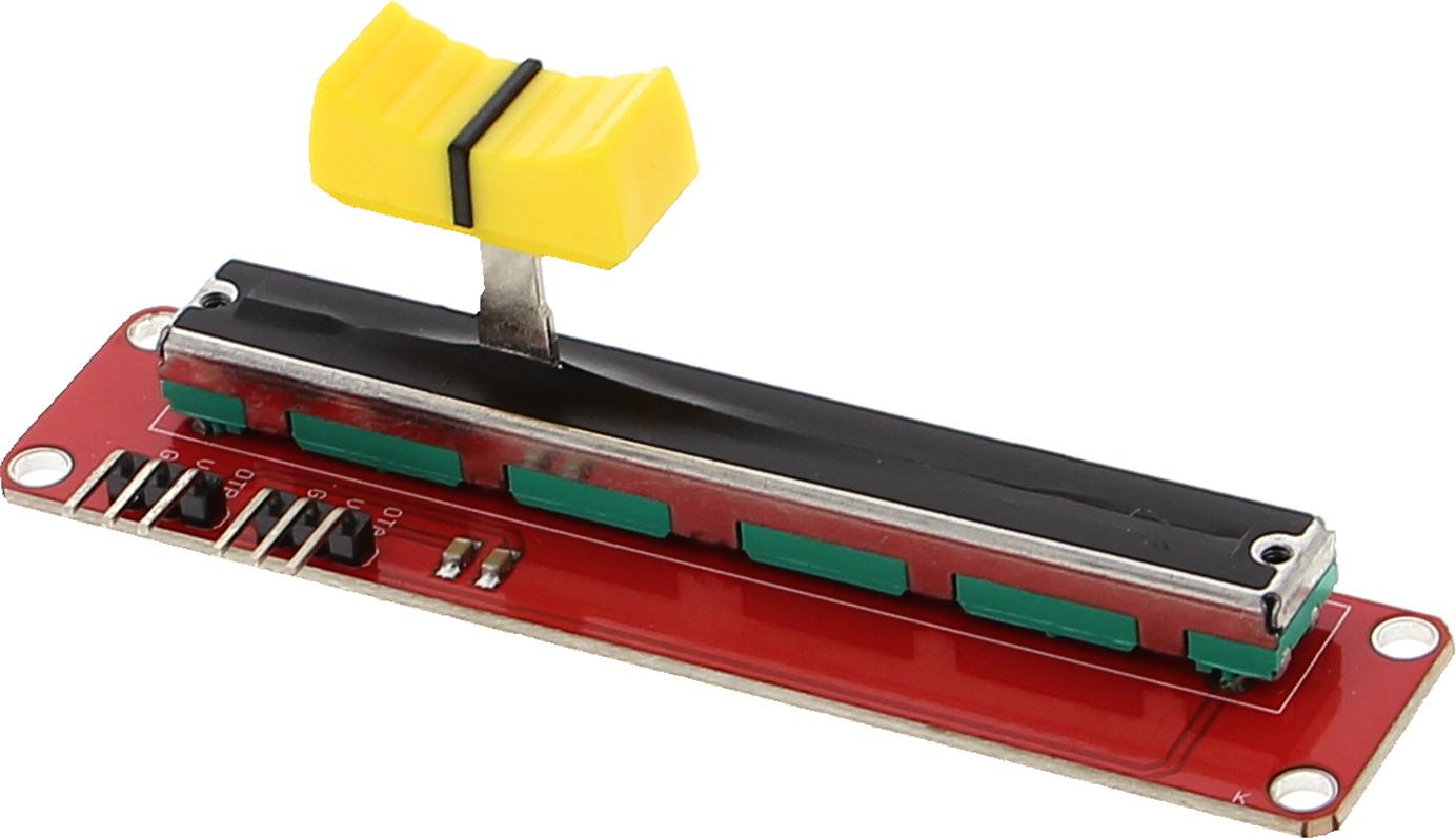 Funduino Schiebepotentiometer, Linearpotentiometer - 10k Ohm