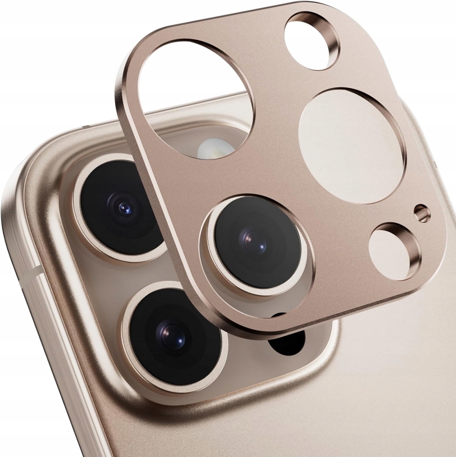 SwitchEasy LenShield hliníkový chránič fotoaparátu pre iPhone 16 Pro / 16 Pro Max Rose Gold