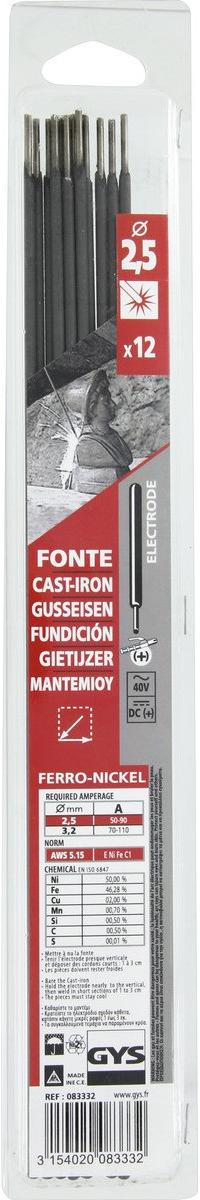 GYS Elektrodenquelle Bimetall 12 2,5 083332