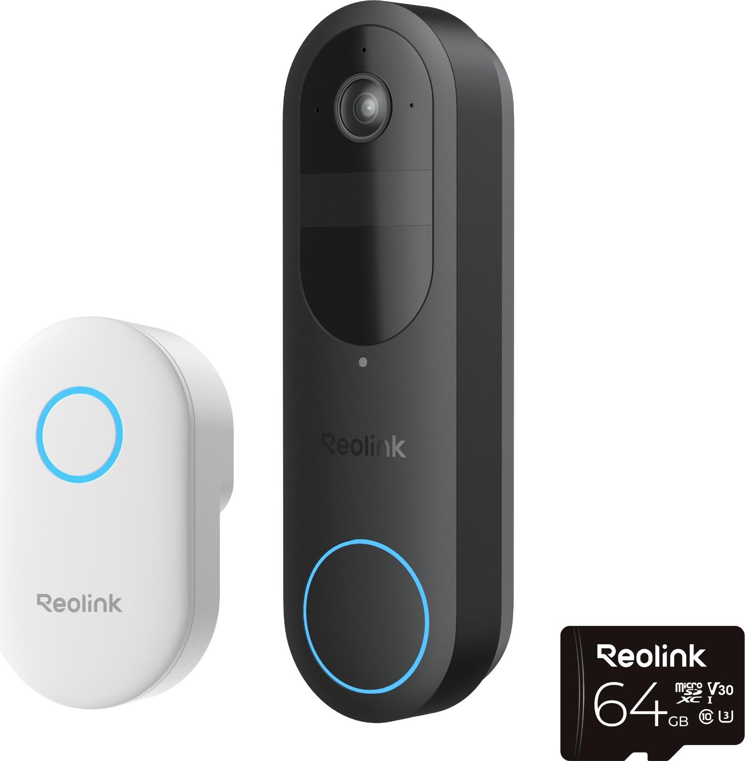 Reolink Bundle Türklingel D340B mit Klingel und 64GB Speicher BWS2KDB