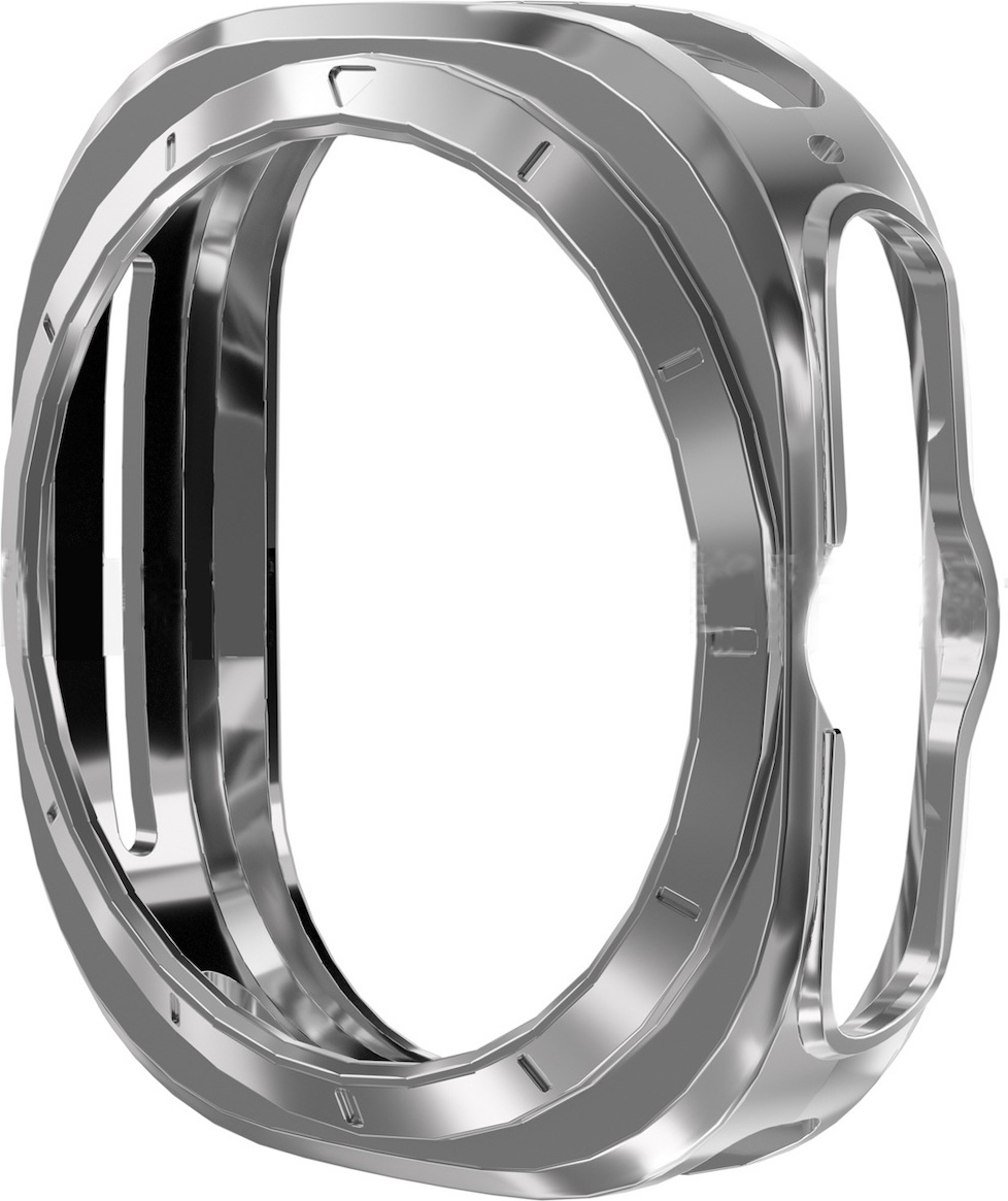 Pre Samsung Galaxy Watch Ultra 47mm TPU kryt Ochranné puzdro Silver