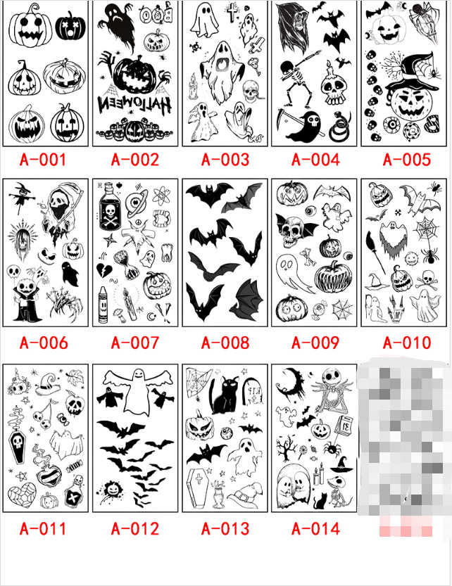 INF Set mit 14 temporären Tattoos 331768