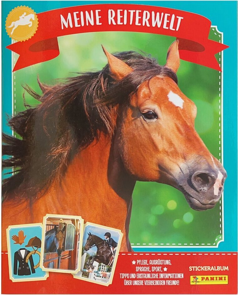 Panini Pferde - Meine Reiterwelt - Sammersticker - 1 Sammelalbum