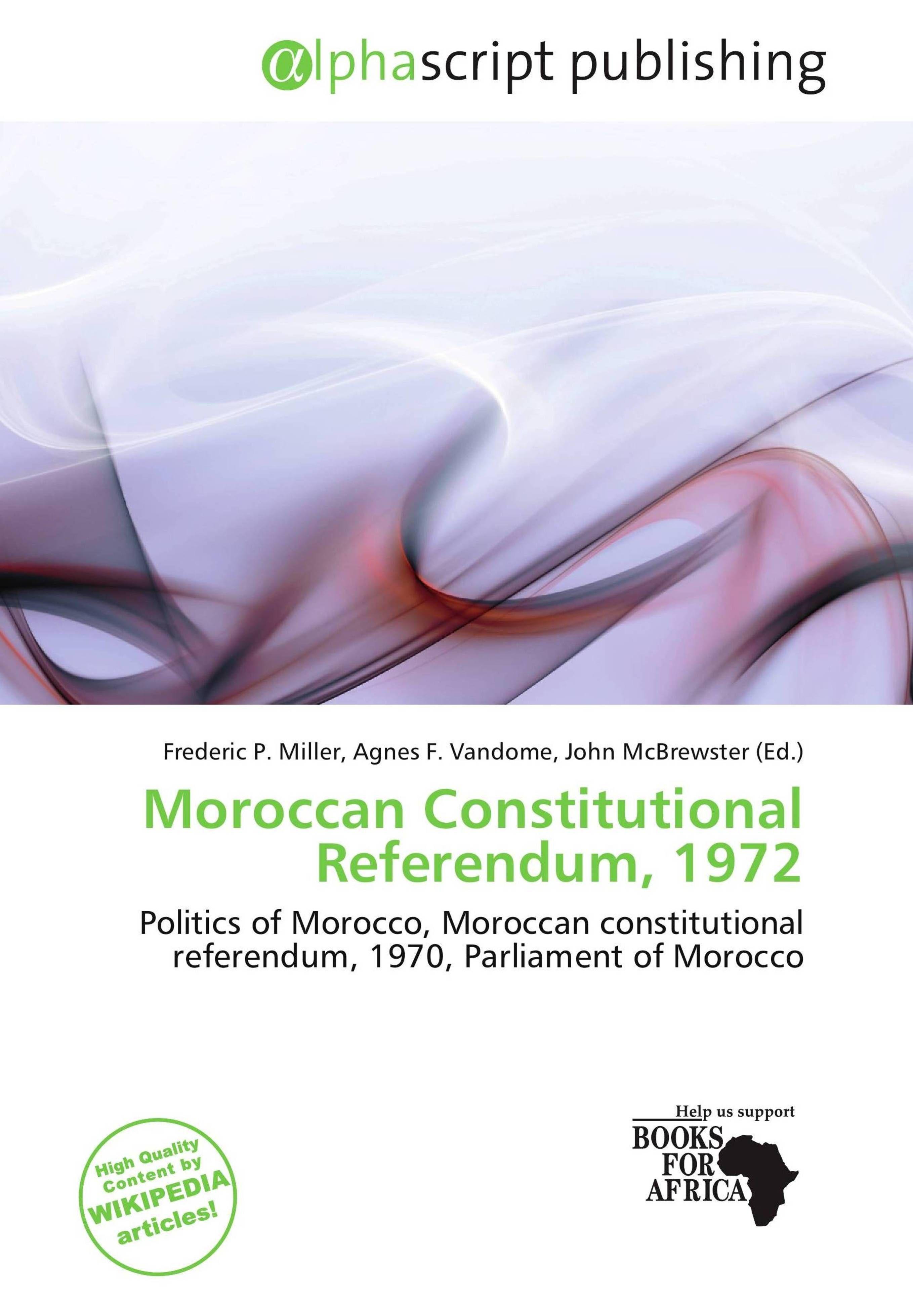 Moroccan Constitutional Referendum, 1972
