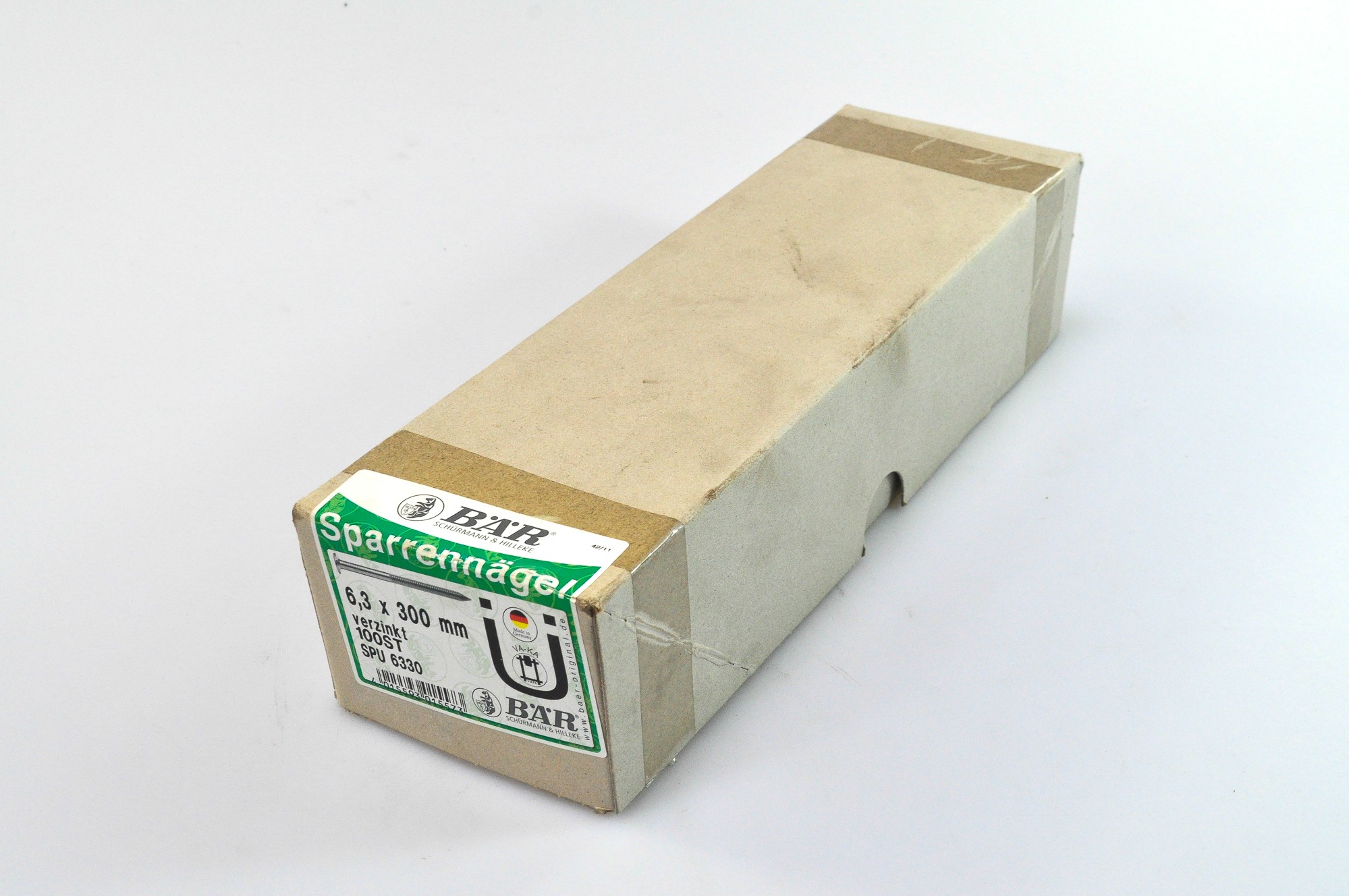 BÄR Schürmann & Hilleke Bär SPARRENN.SPU-VZ- Sparrennägel 6330 6.3x300 A 100st u055b5