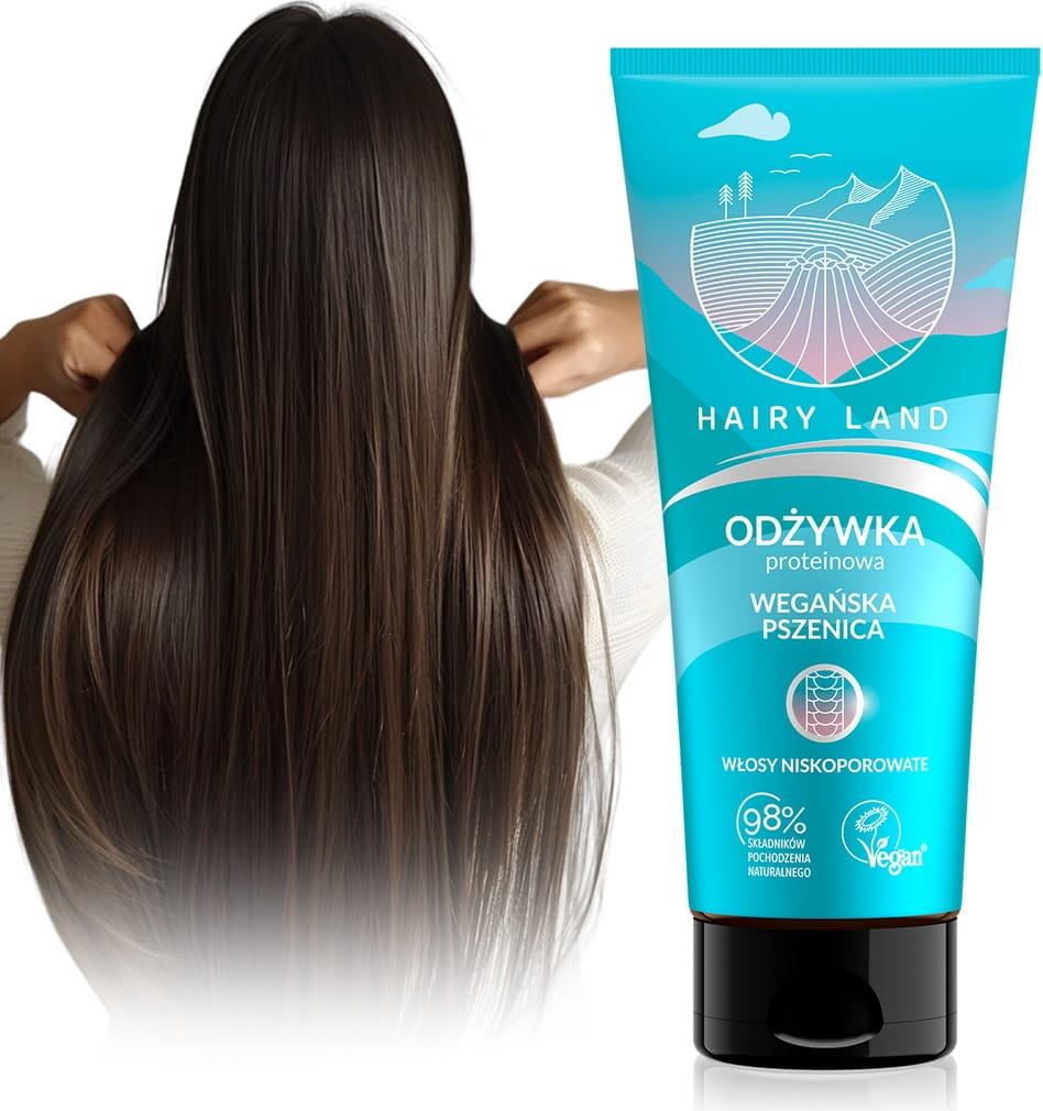Hairy Land Veganer Weizenprotein-Conditioner für Haare mit geringer Porosität, 200 ml