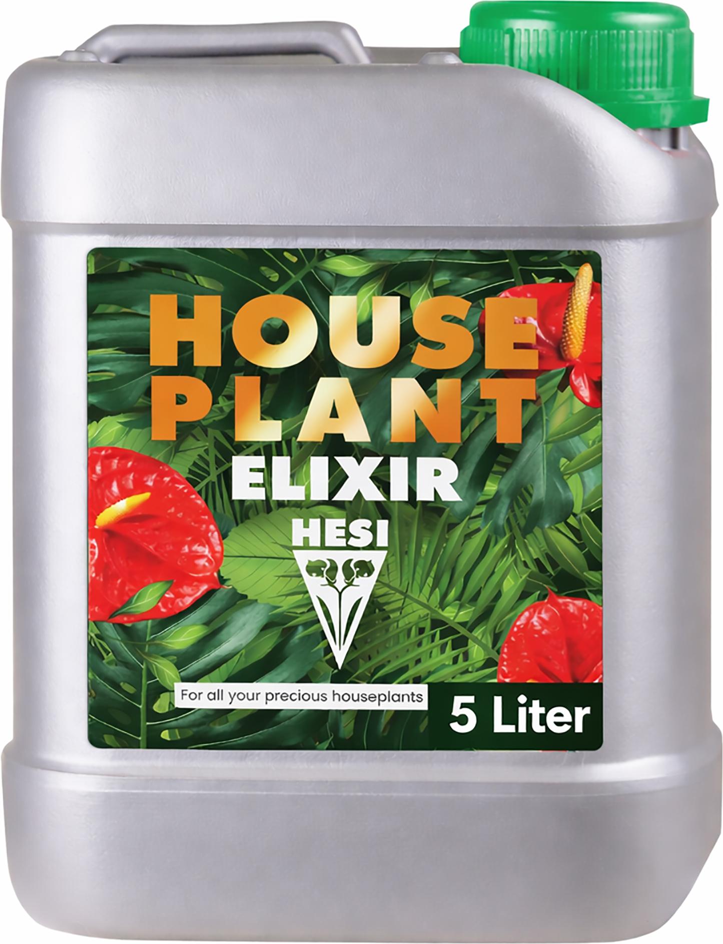 5 Liter HESI House Plant Elixir | Zimmerpflanzen-Dünger Stickstoffdünger