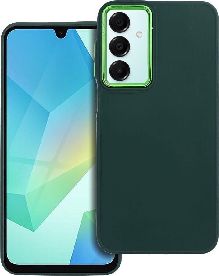 Kryt na mobilný telefón FRAME vhodný pre SAMSUNG A16 5G / A16 4G zelený