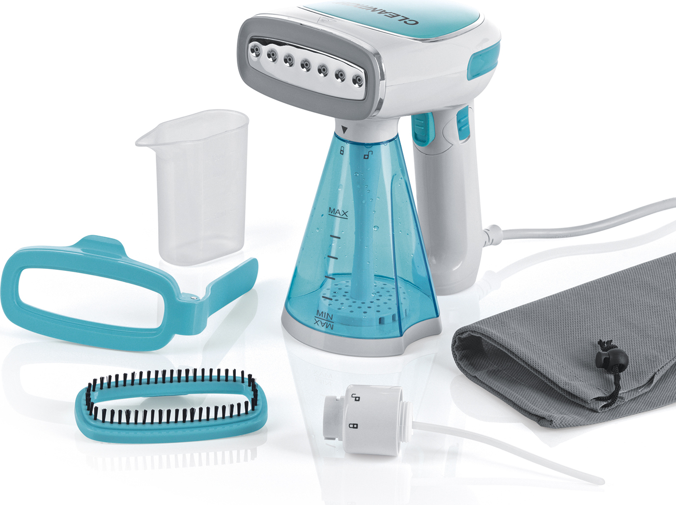 Cleanmaxx Dampfbürste Dampfglätter Dampfbügeleisen Dampfbügler Dampfreiniger Steamer Bügel 02620