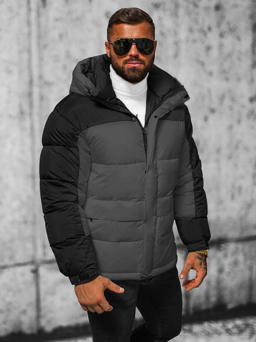 Herren Jacke Grau OZONEE JS/31M5008Z S/48