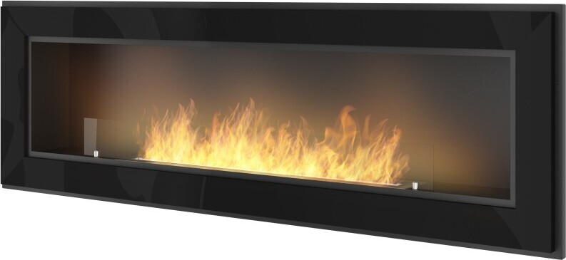Rám 1500 SimpleFire vstavaný krb na bioetanol s čiernym sklom
