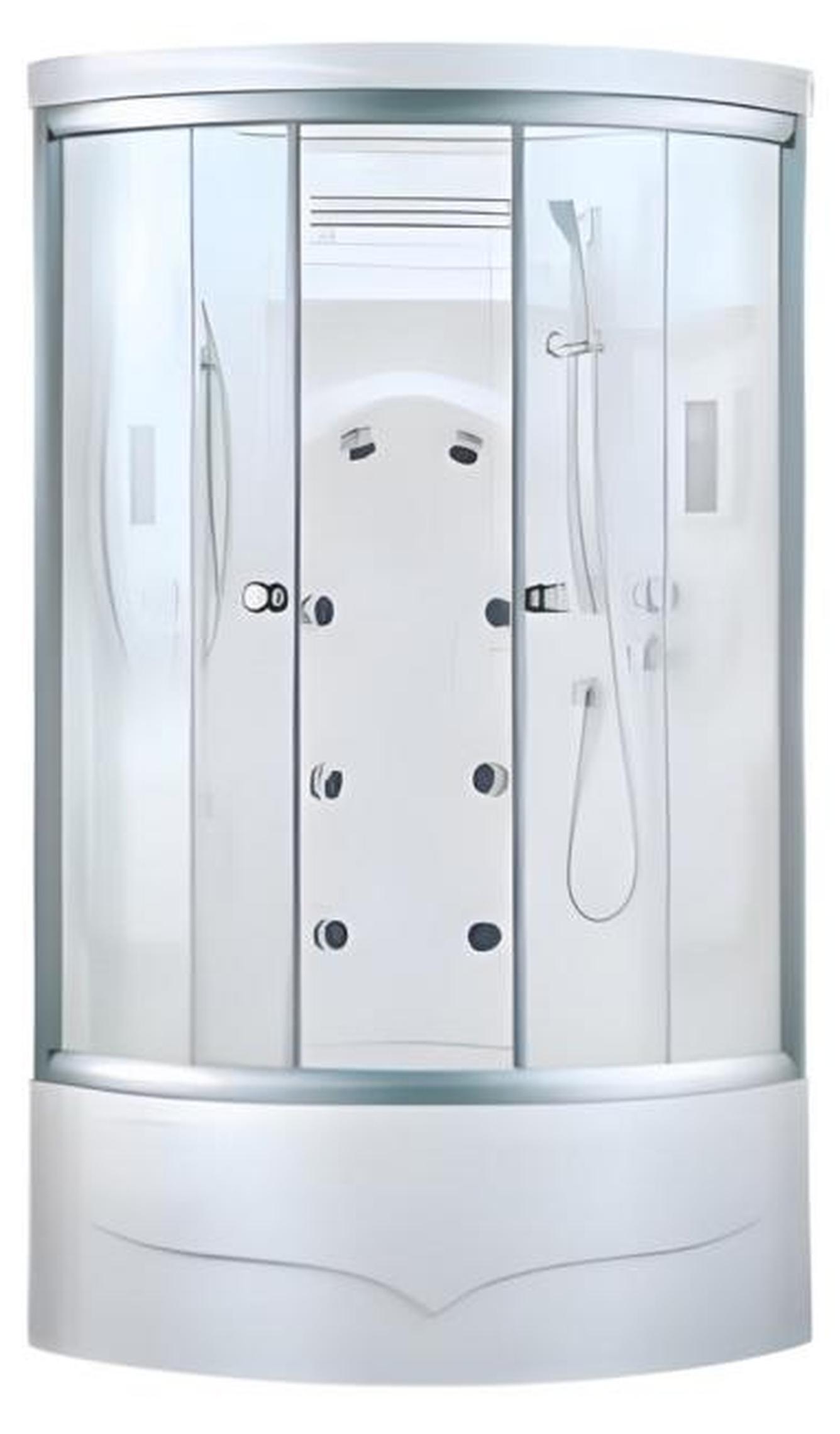 AEA Duschkabine Glasdusche Duschabtrennung Komfortdusche Glaskabine 93x93 cm