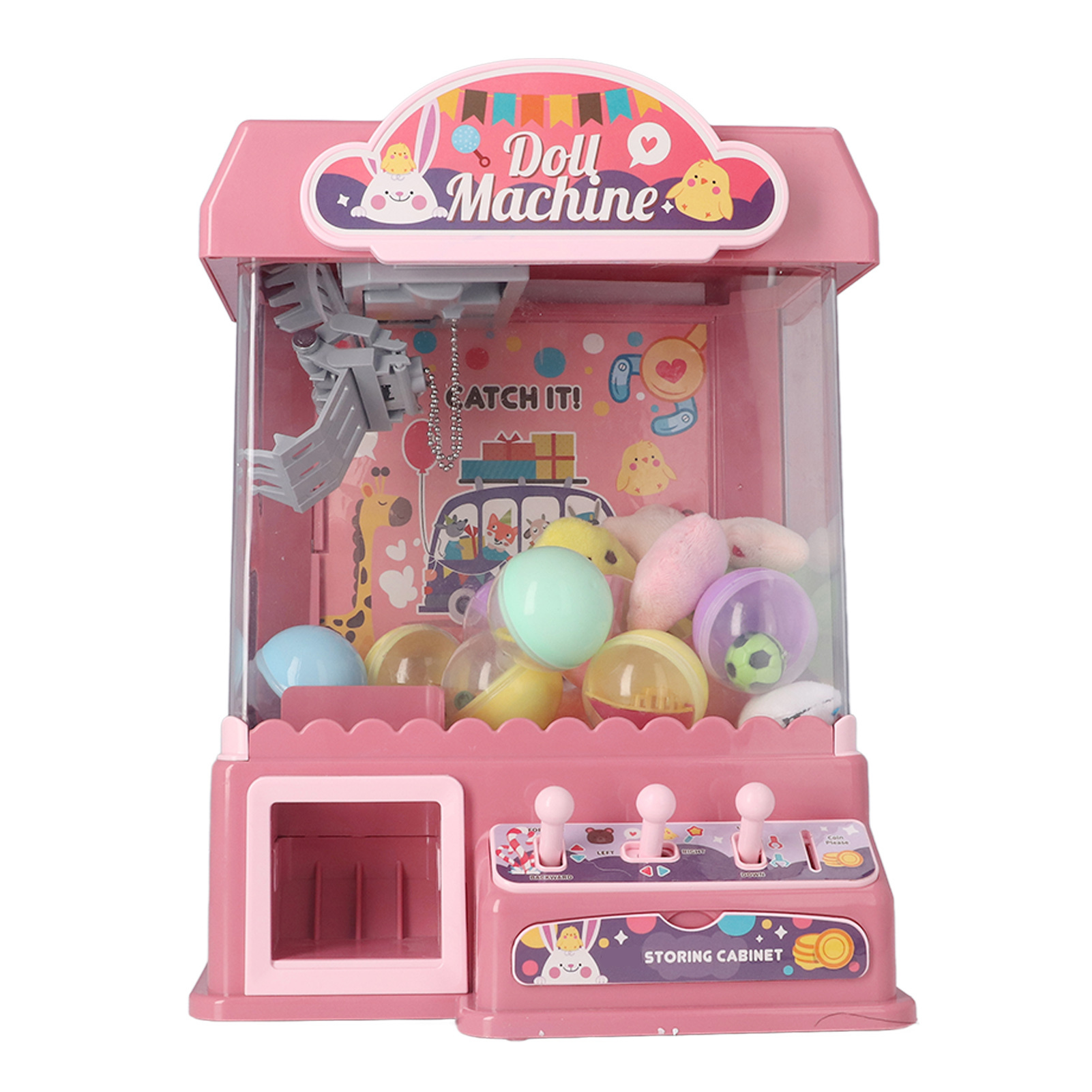 Cocosity Mini Doll Grabber Toy,Mini Doll Claw Machine Toy,Doll Grabber Game Machine,Doll Grabber Machine Toy,Doll Grabber Game Toy,Doll Grabber Toy