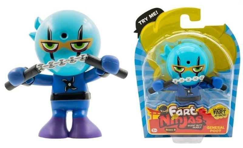 Funrise Toys FUNRISE FART NINJAS Figur mit Sound General Poot 70701