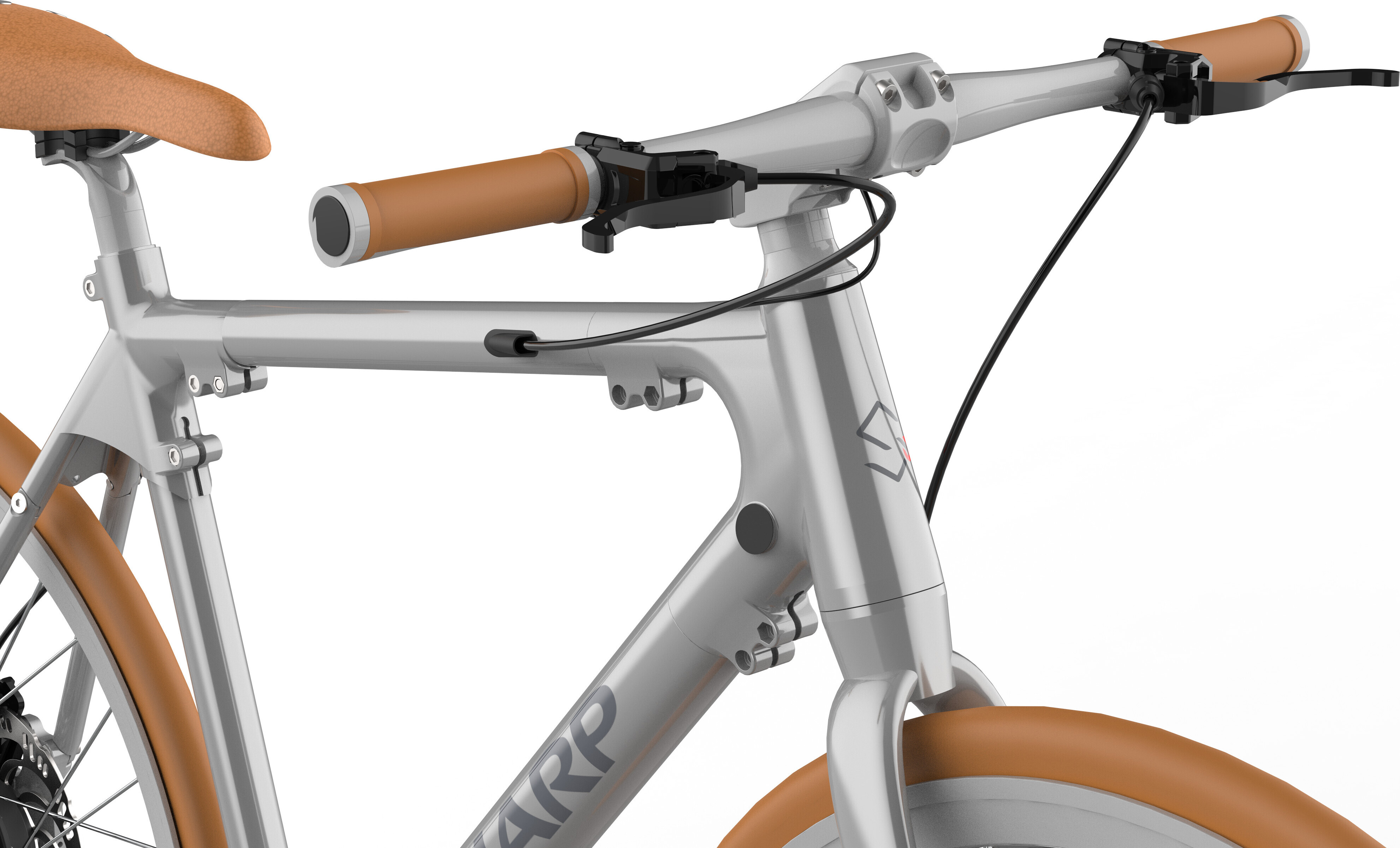 SHARP Hybrid Gravel E-Bike mit Carbon-Riemenantrieb, integriertem Farbdisplay und App, BK-RS08-ES