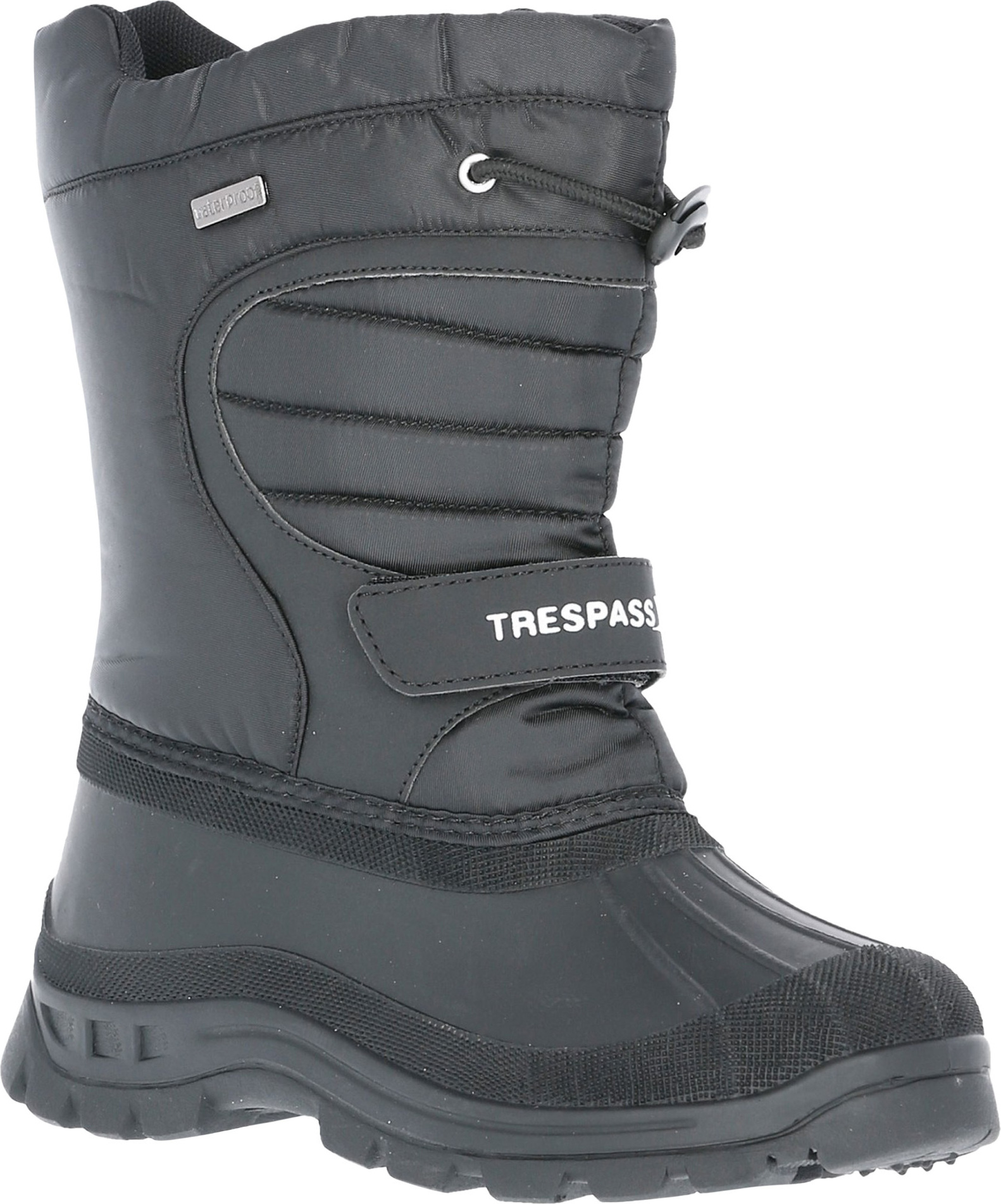 Trespass Dodo Kinder Schnee Stiefel Wasser abweisend TP987 (32 EU) (Schwarz) UTTP987