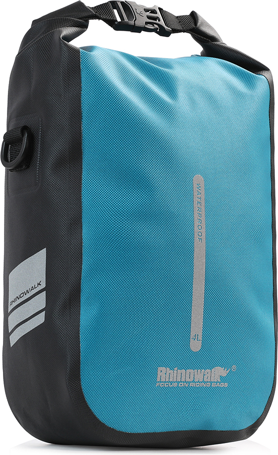 RHINOWALK 4L Fahrrad-Schnellspanner-Fahrradgabeltasche wasserdichte Fahrradtasche Fahrrad-Fronttasche Fahrradaufbewahrungstasche Fahrradzubehör