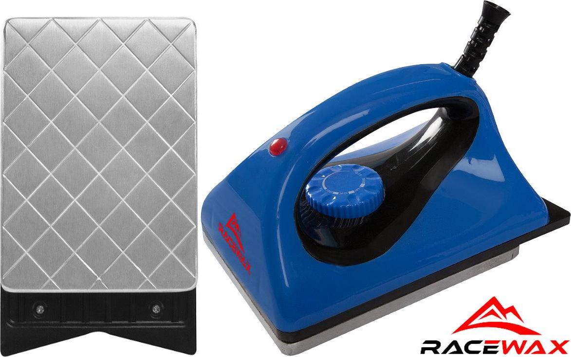 RaceWax Wachsbügeleisen Wachseisen Bügeleisen Smart Waxer Wax Iron - 230 Volt RW-B-EISEN-BLUE
