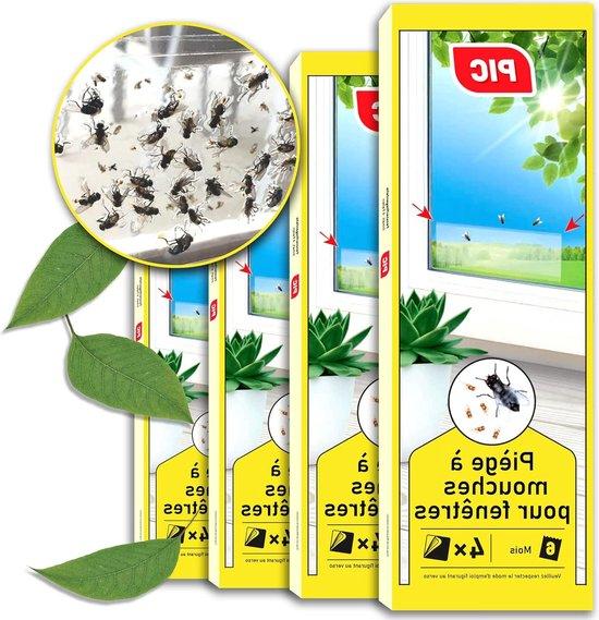 OEM Fenster-Fliegenfänger – 16 Stück – Fliegenfänger zum Fangen von Fliegen und Fruchtfliegen 2026