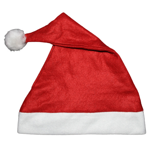 Mini Weihnachtsmütze Nikolaus-Mütze mit Haarspange Haarclip rot mit Bommel 130 