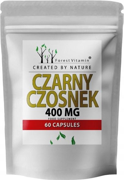 Forest Vitamin SCHWARZER KNOBLAUCH 400 mg geruchlos Immunität 60 Kapseln
