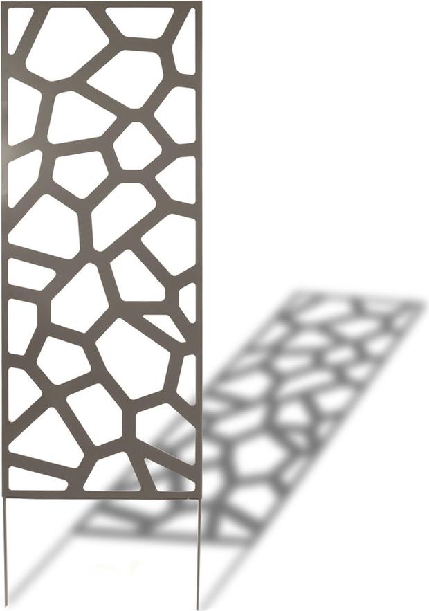 NORTENE Deco Panel Schiefer Metallpaneel - 0,60 x 1,50 m - Wand- oder Weichbodenmontage