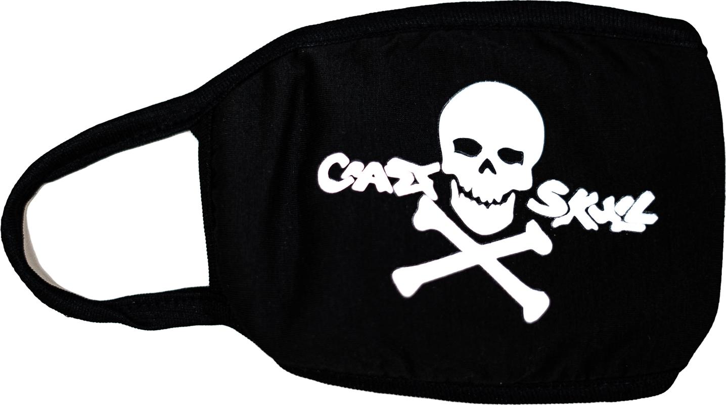 Mund-Nasen-Bedeckung Crazy Skull HTI-Line
