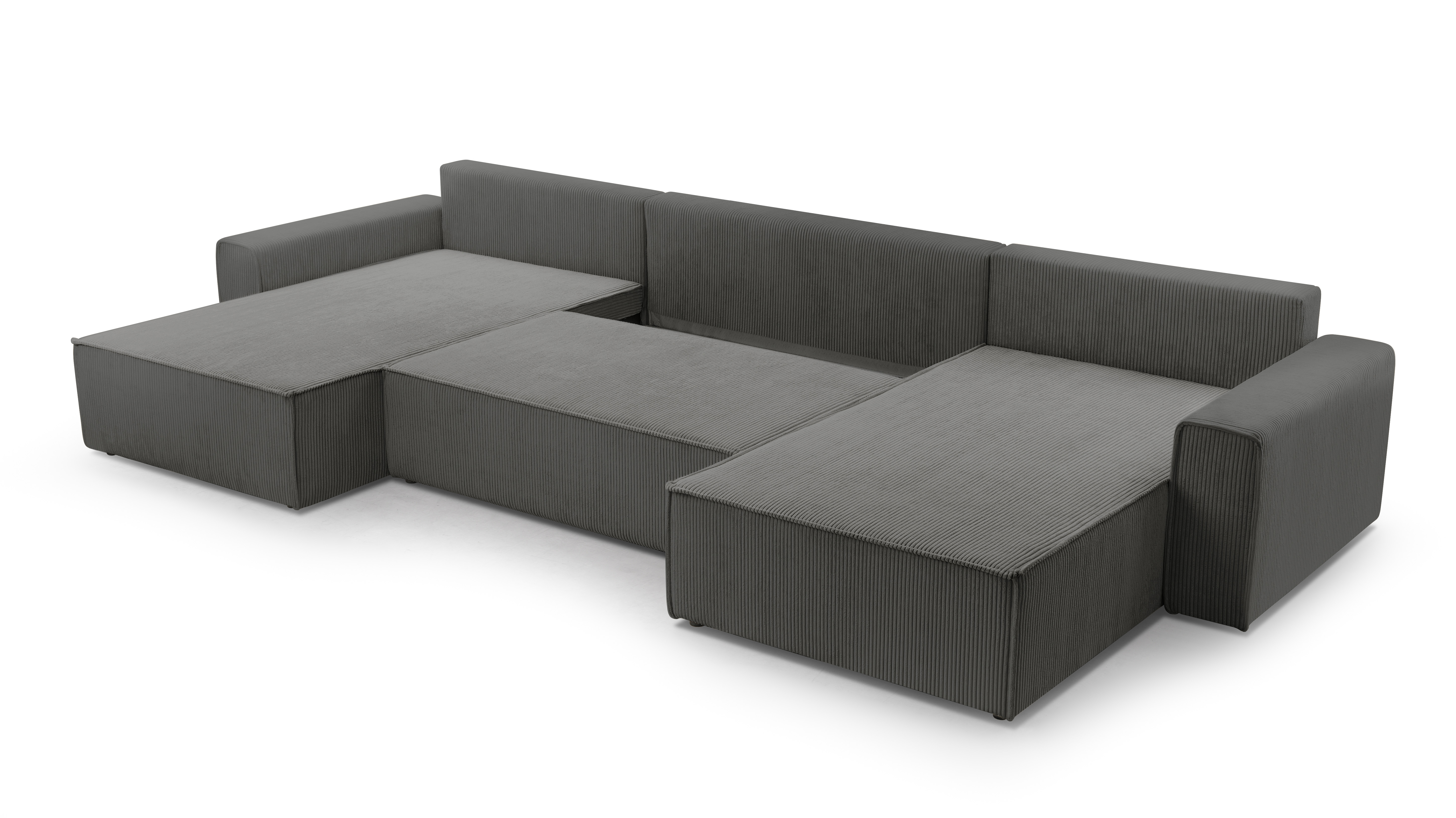 AX LIVING Sofa U Form mit Schlaffunktion Cedria Wohnlandschaft 389cm 