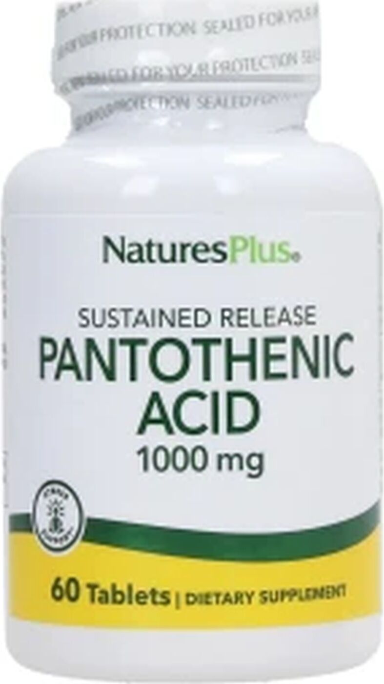 Natures Plus Pantothenic Acid 1000 mg - 60 Tabletten 2060