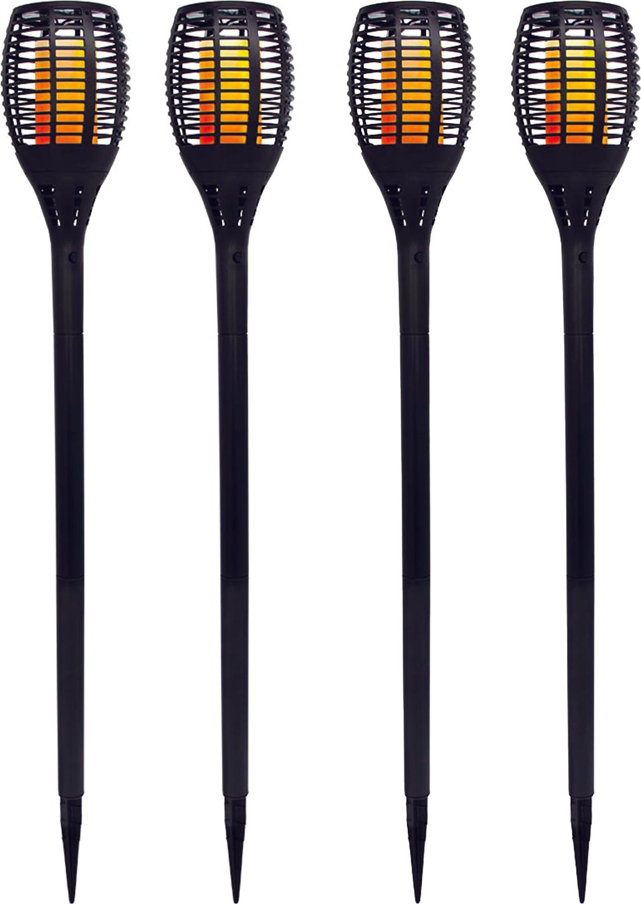 LUMISKY Set Mit 4 Flammeneffekt Fackeln MAITY h70cm