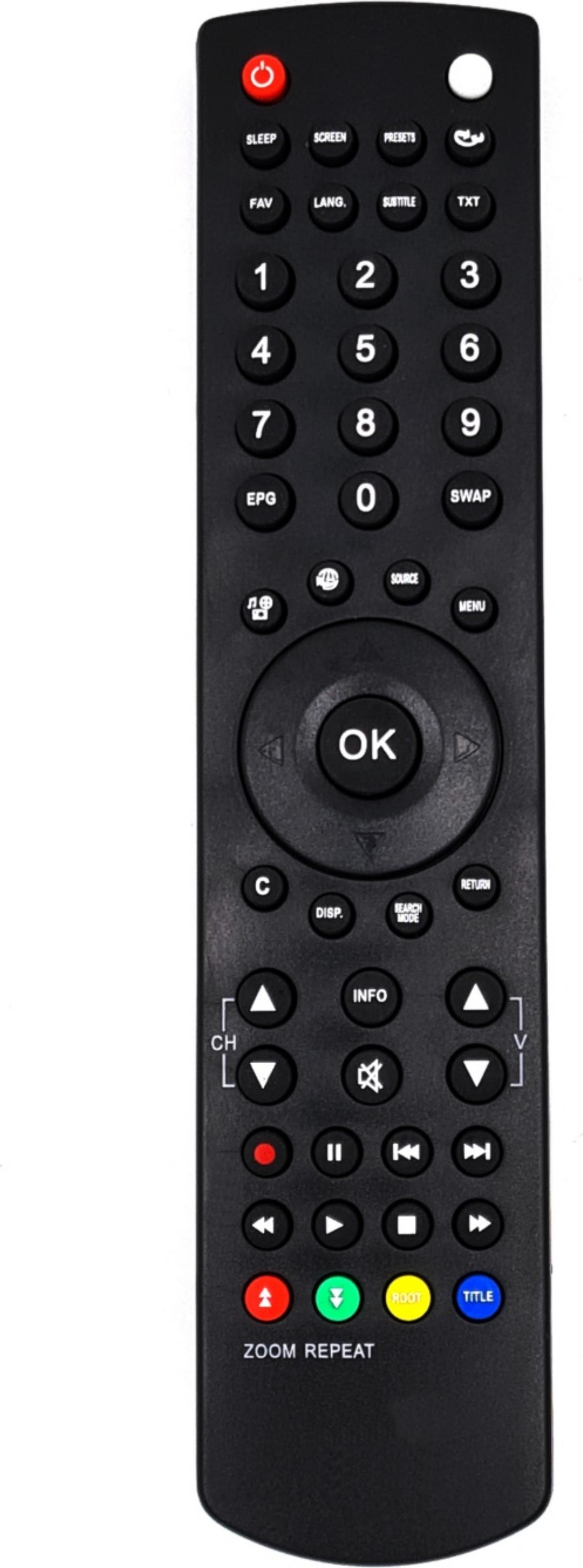 Alltro Ersatz Fernbedienung für DIGIHOME TV DIGILCD26HDCT | DIGILED19DVDHDC | DIGILEDDVD16 | RC1910