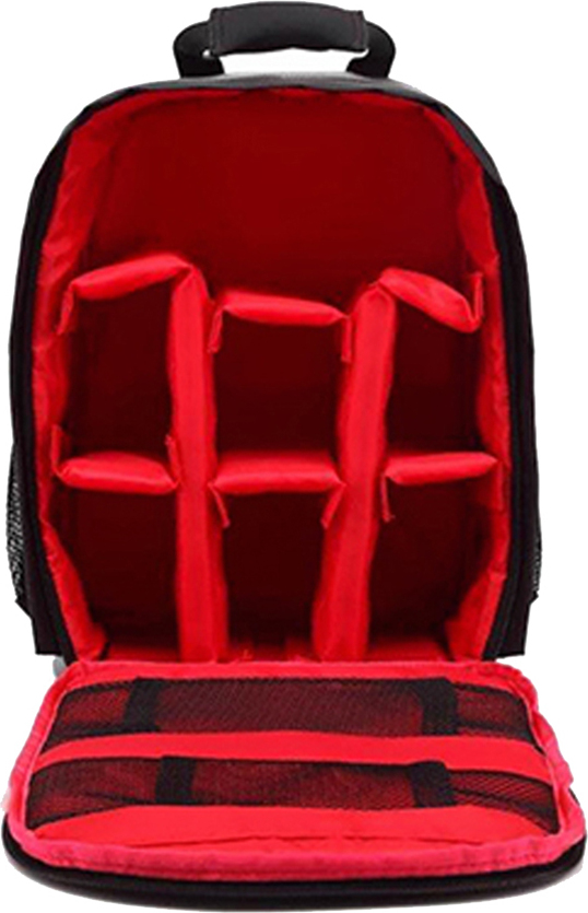 HMF Outdoor Kamerarucksack 47,5x38x22,5cm - Wasserdichter Fotokoffer Mit Rasterschaum