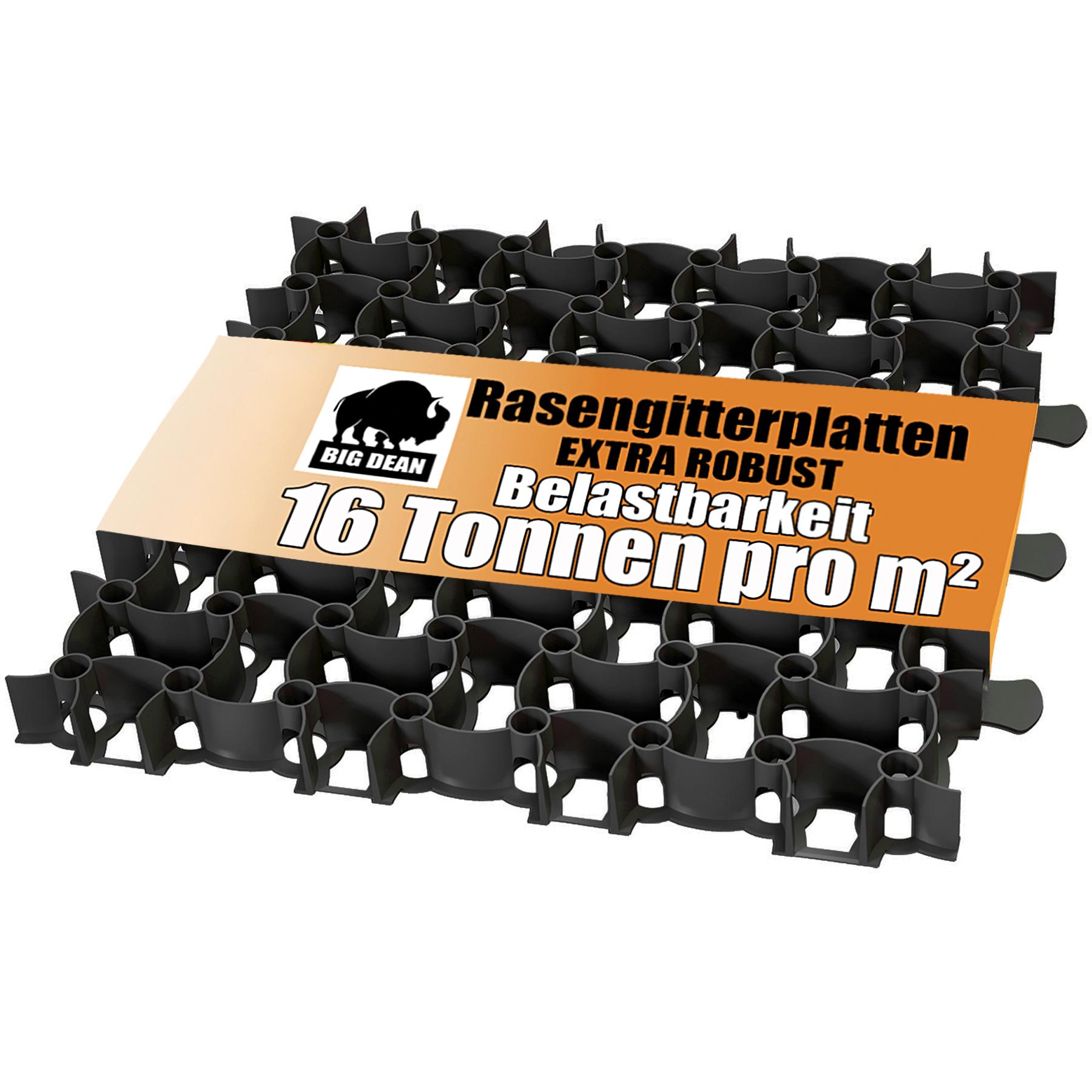 Thats Shopping GmbH BigDean Paddockplatten Ultra stabil – Rasengitter aus Kunststoff & Europe Optimieren Sie Ihre Außenflächen mit den Paddockplatten 1000722