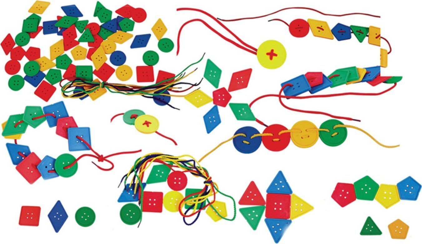 Monkey-Gym Lernbausteine Buttons King 96 Stück