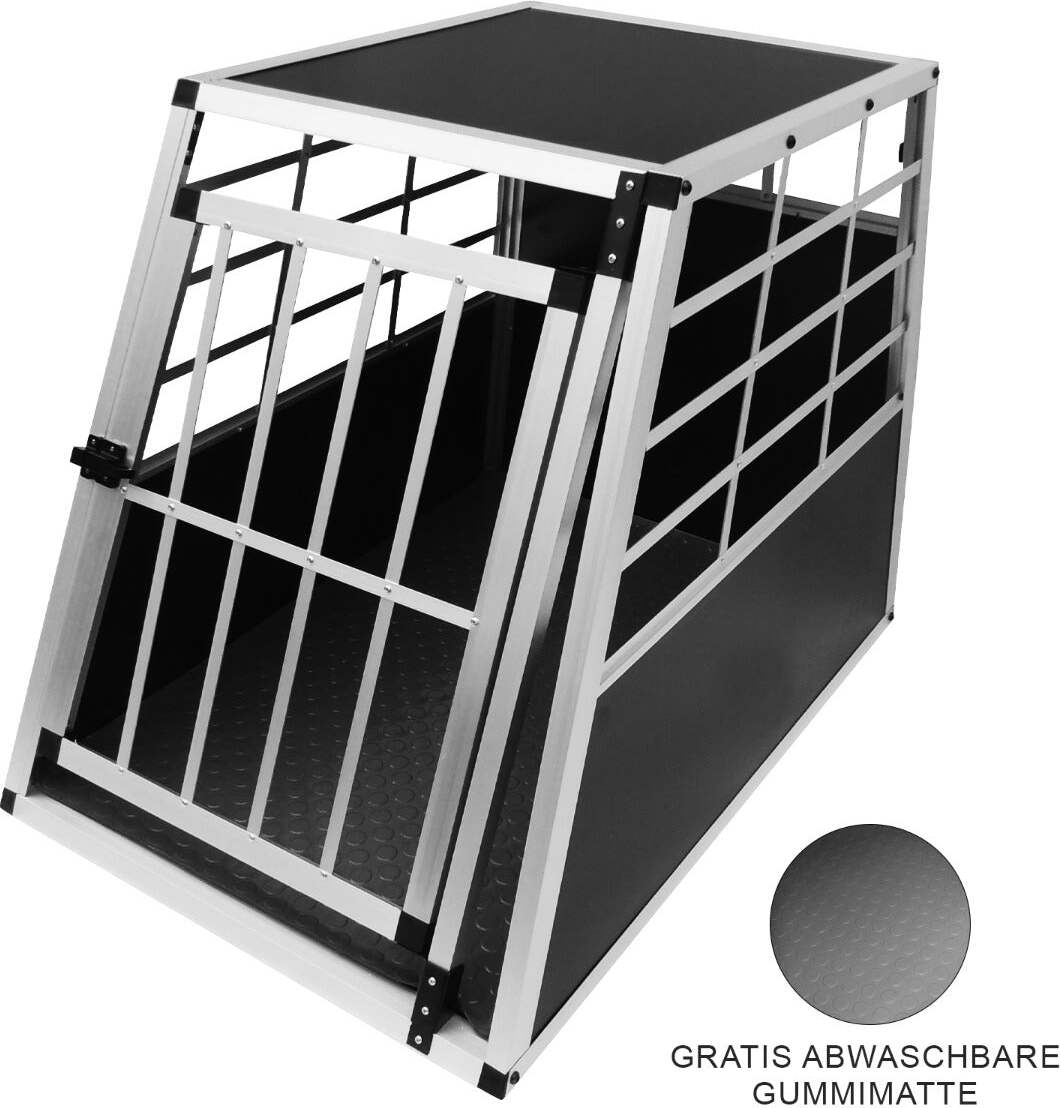 Monster Shop Auto Hundetransportbox große Einzelbox Hundebox Transportbox Gitterbox 28288
