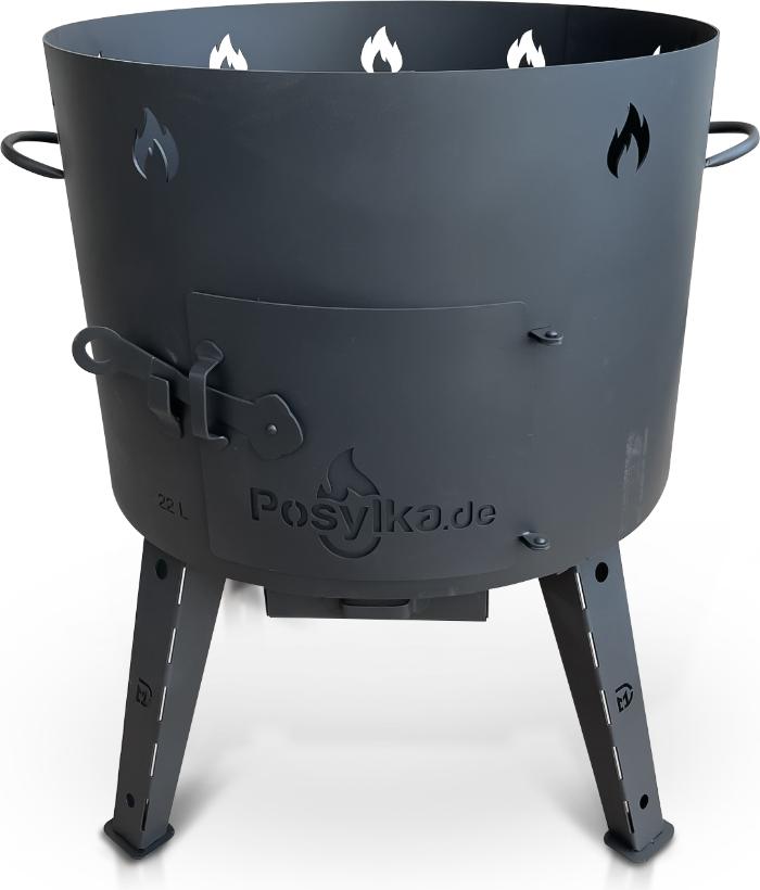 Davr Metall Feuerofen - KazanoFF, für Usbekische Kasan 22 Liter, Ø 49 cm